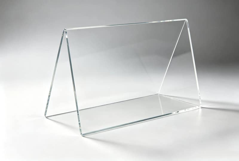 Acrylic material sample processed by ZINGCUT AR‑system CNC digital cutting machine