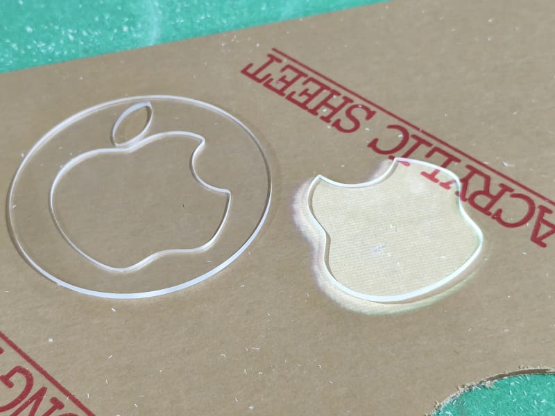ZINGCUT vibration knife cutting machine precision cut acrylic logo template